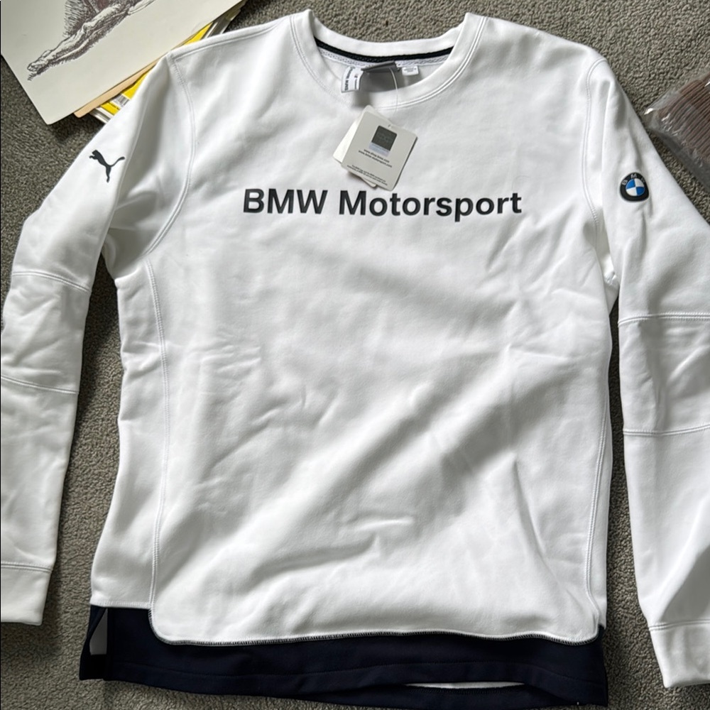 Puma X BMW Motorsport White Sweatshirt
